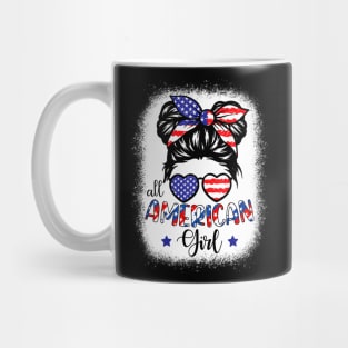 All American Girls 4th Of July Bleached Shirts Daughter USA Mug